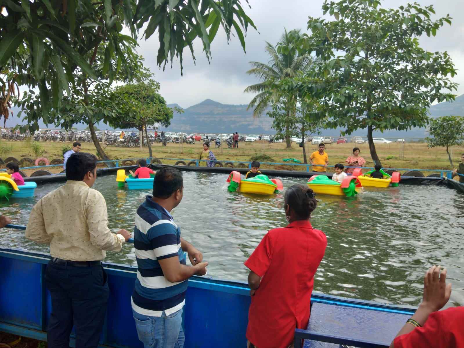 Kids water car riding at hadshi pune